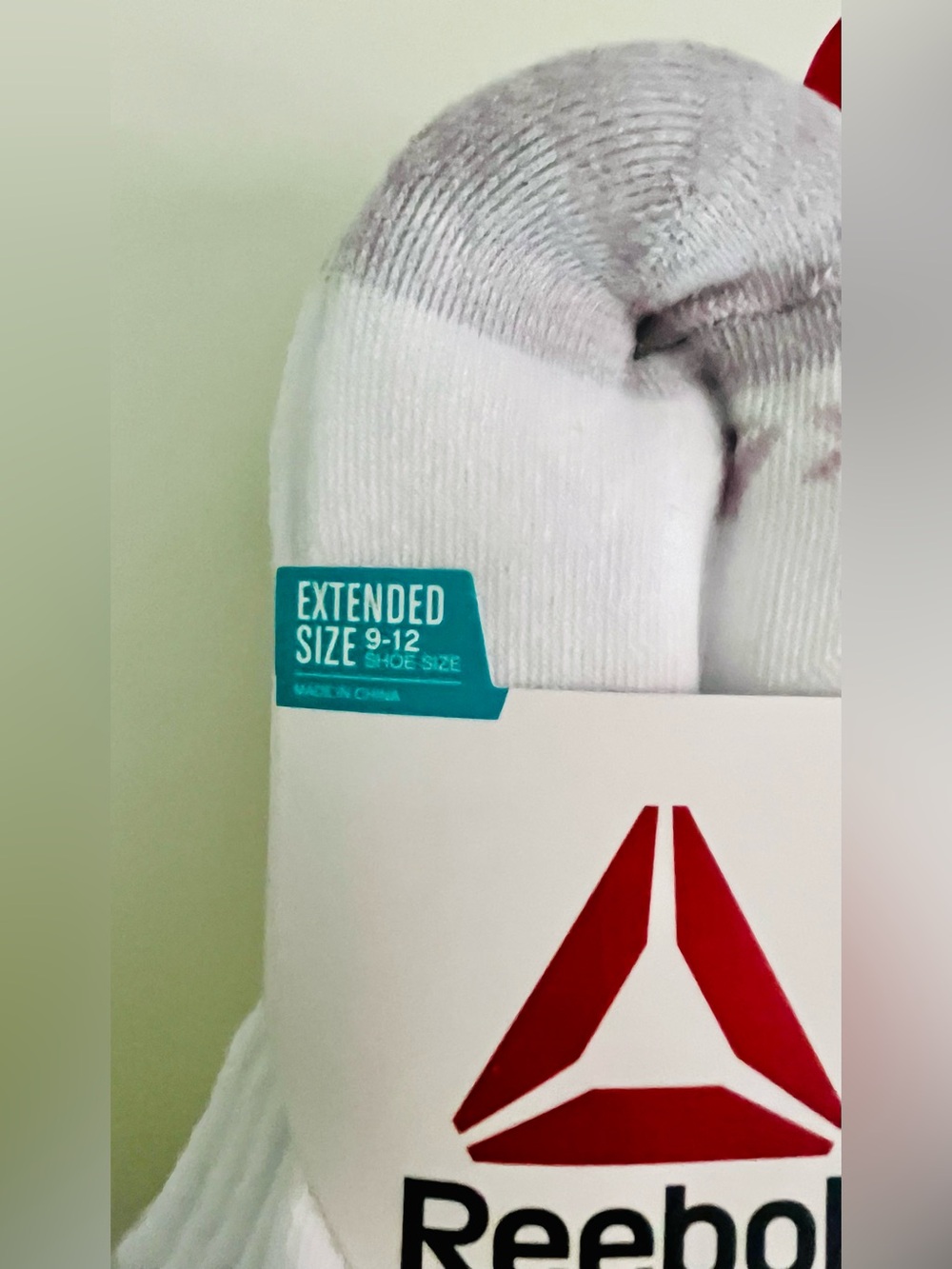 Reebok Women’s Ankle Socks Pack - White and Light Green - Picture 2 of 5